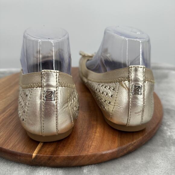 Sperry Top-Sider Shoes Womens Size 7M Ballet Flats Leather Bow Slip On STS93216 - Picture 6 of 12